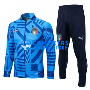 Chandal Italia 2022 Azul con Estampado