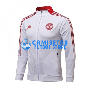 Chaqueta Manchester United 2021/2022 Cuello Alto Blanco/Rojo