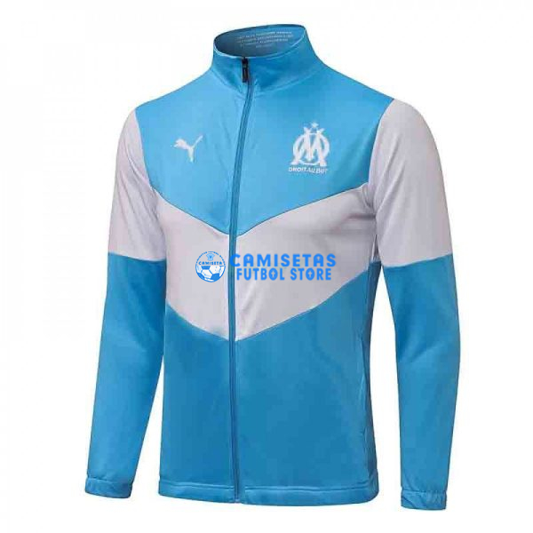 Chaqueta Olympique Marsella 2021/2022 Azul Claro