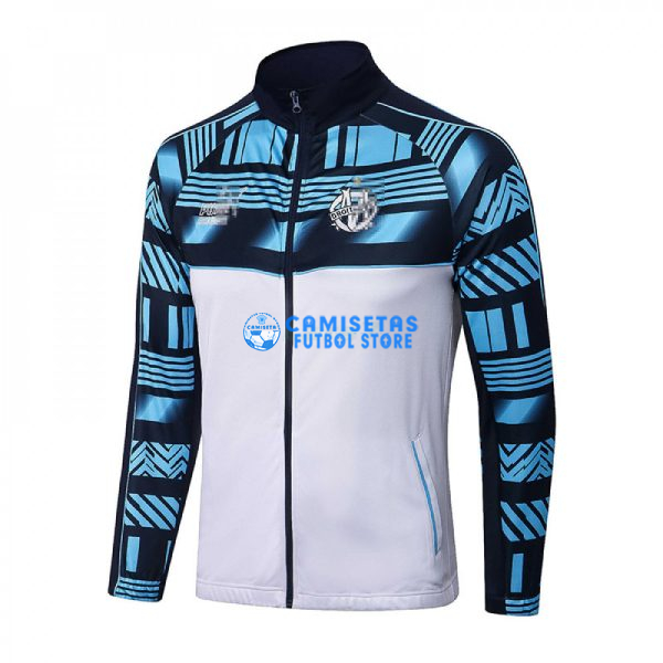 Chaqueta Olympique Marsella 2022/2023 Blanco/Azul