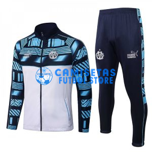 Chándal Olympique Marsella 2022/2023 Blanco/Azul