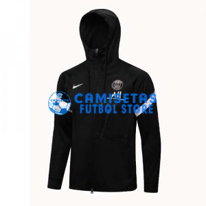 Chaqueta PSG 2021/2022 Con Capucha Negro/Rosa