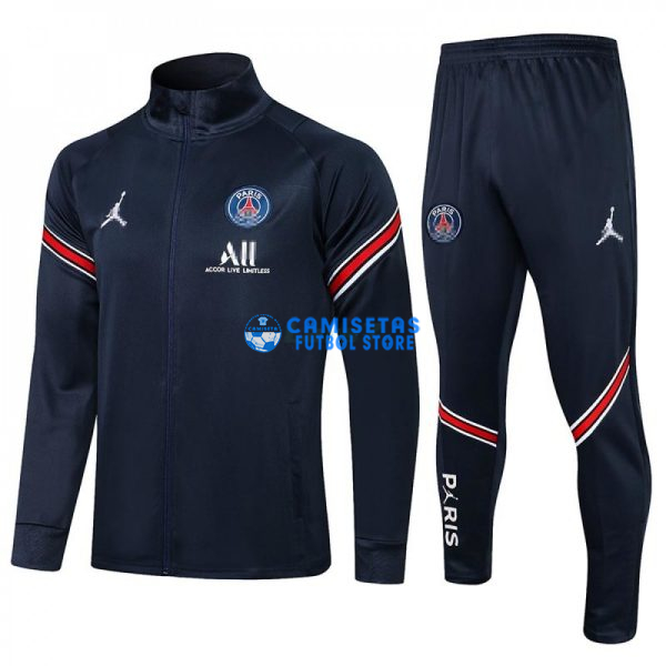 Chandal PSG 2021/2022 Cuello Alto Azul Oscuro