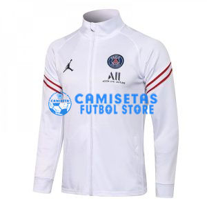 Chaqueta PSG 2021/2022 Cuello Alto Blanco