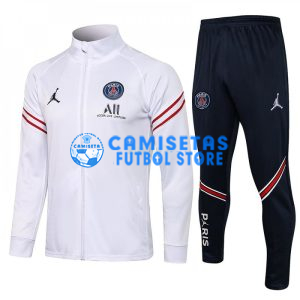 Chandal PSG 2021/2022 Cuello Alto Blanco