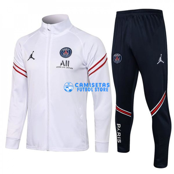 Chandal PSG 2021/2022 Cuello Alto Blanco