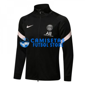 Chaqueta PSG 2021/2022 Cuello Alto Negro Marca Blanco