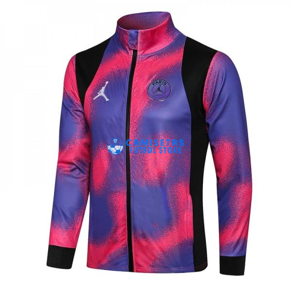 Chaqueta PSG 2021/2022 Cuello Alto Rosa/Púrpura