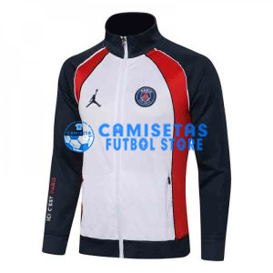 Chaqueta PSG 2021/2022 Jordan Cuello Alto Blanco/Azul