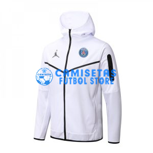 Chaqueta PSG 2022/2023 Con Capucha Blanco