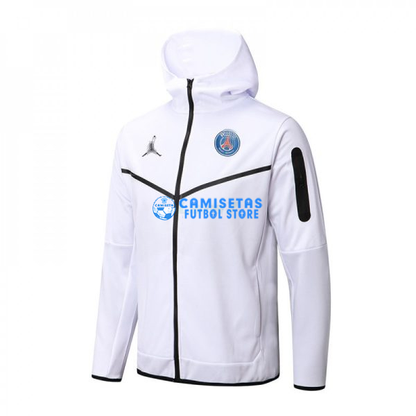 Chaqueta PSG 2022/2023 Con Capucha Blanco