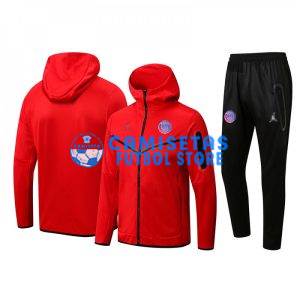 Chandal PSG 2022/2023 Con Capucha Rojo