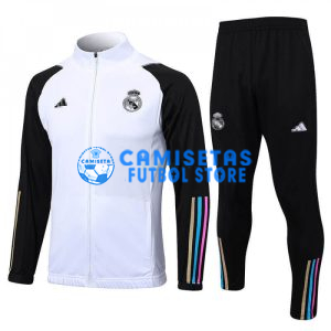 Chandal Real Madrid 2023/2024 Blanco/Negro