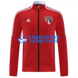 Chaqueta São Paulo 2021/2022 Cuello Alto Rojo