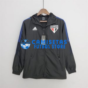 Cortavientos São Paulo 2022/2023 Con Capucha Negro