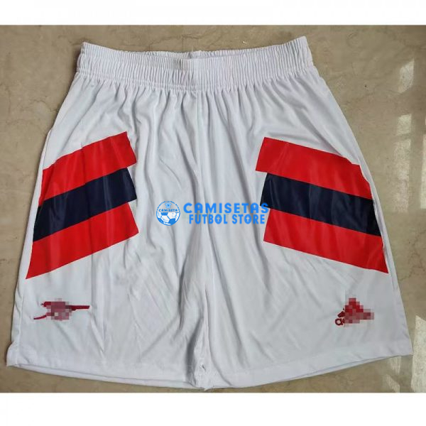 Pantalón Corto Arsenal 2023/2024 Blanco/Rojo