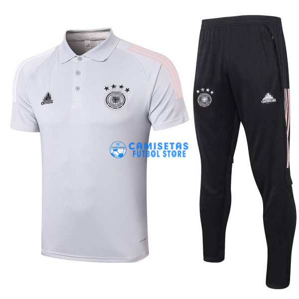 Polo Alemania 2020 Kit Gris Claro