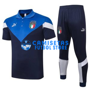 Polo Italia 2020 kit Azul Marino/Azul