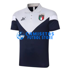 Polo Italia 2020 Azul Oscuro/Gris Claro