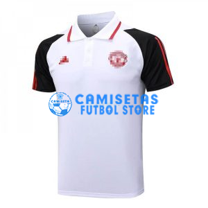 Polo Manchester United 2023/2024 Blanco/Negro