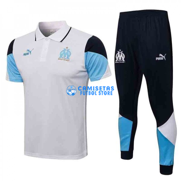 Polo Olympique Marsella 2021/2022 Kit Blanco