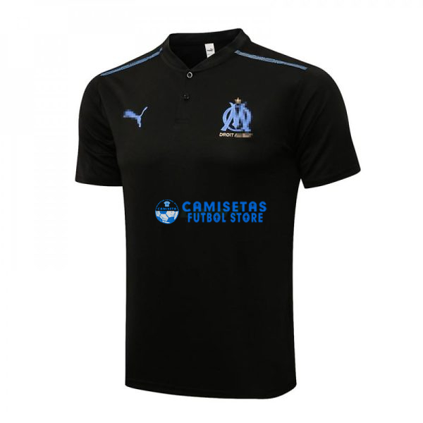 Polo Olympique Marsella 2021/2022 Negro/Azul