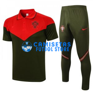 Polo Portugal 2021/2022 Kit Rojo/Negro