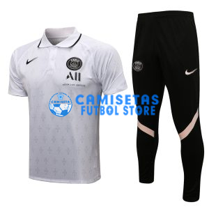 Polo PSG 2021/2022 Kit Blanco