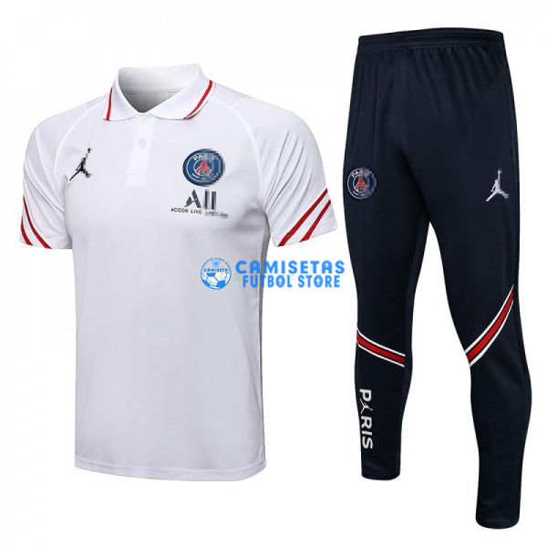 Polo PSG 2021/2022 Jordan Kit Blanco
