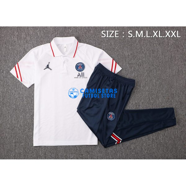 Polo PSG 2021/2022 Jordan Blanco - Imagen 2