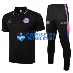 Polo PSG 2021/2022 Kit Negro