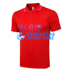 Polo PSG 2021/2022 Rojo Marca Polícromo