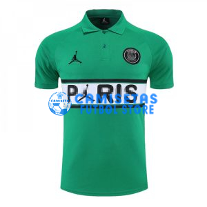 Polo PSG 2022/2023 Verde/Blanco