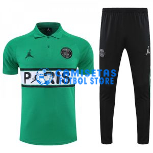 Polo PSG 2022/2023 Kit Verde/Blanco