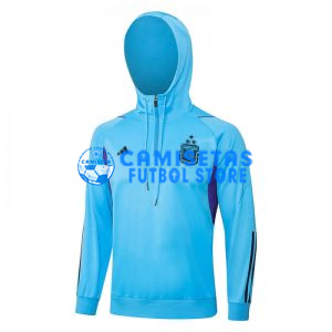 Sudadera de Entrenamiento Argentina 2023 Con Capucha Azul