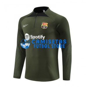 Sudadera de Entrenamiento Barcelona 2023/2024 Verde Oscuro