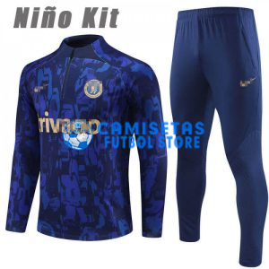 Sudadera de Entrenamiento Chelsea FC 2023/2024 Niño Kit Azul