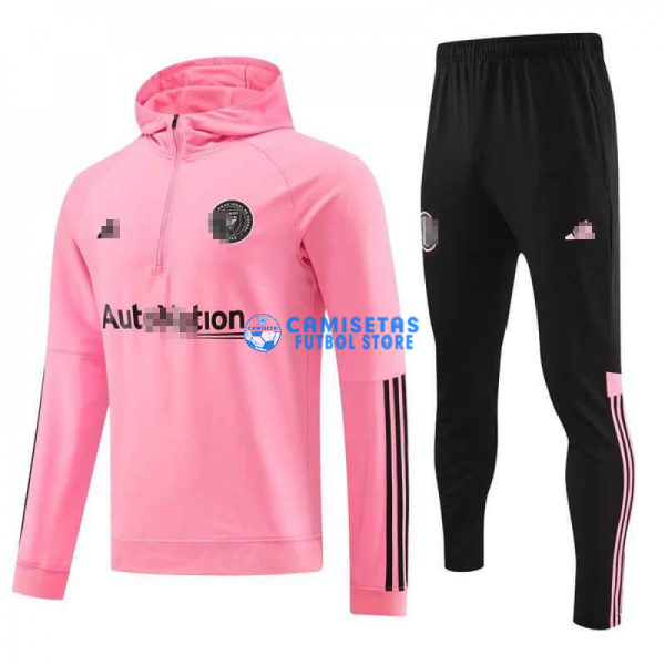 Sudadera de Entrenamiento Inter Miami 2023/2024 Con Capucha Kit Rosa