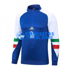 Sudadera de Entrenamiento Italia 2023 Azul/Blanco