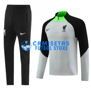 Sudadera de Entrenamiento Liverpool 2023/2024 Kit Gris/Negro