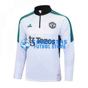Sudadera de Entrenamiento Manchester United 2023/2024 Blanco