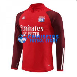 Sudadera de Entrenamiento Olympique De Lyon 2023/2024 Rojo