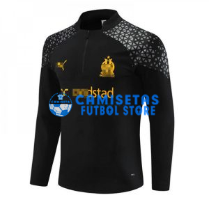 Sudadera de Entrenamiento Olympique Marsella 2023/2024 Negro