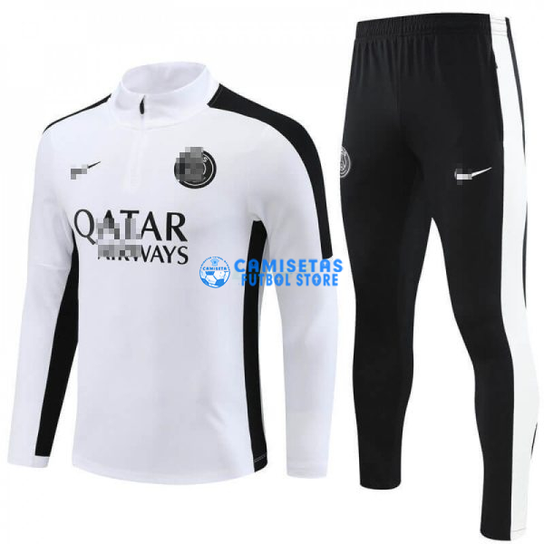 Sudadera de Entrenamiento PSG 2023/2024 Kit Blanco/Negro