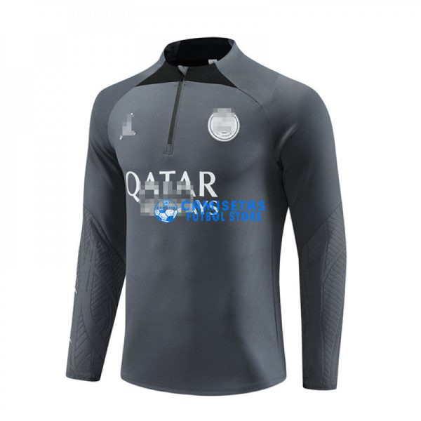 Sudadera de Entrenamiento PSG 2023/2024 Gris Oscuro