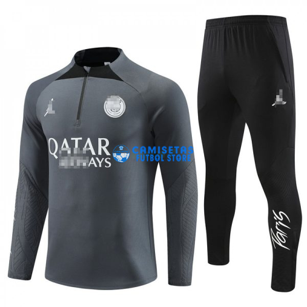 Sudadera de Entrenamiento PSG 2023/2024 Kit Gris Oscuro