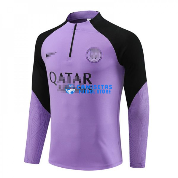 Sudadera de Entrenamiento PSG 2023/2024 Morado/Negro