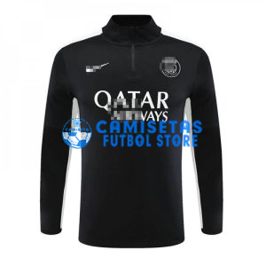 Sudadera de Entrenamiento PSG 2023/2024 Negro/Blanco