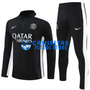 Sudadera de Entrenamiento PSG 2023/2024 Kit Negro/Blanco