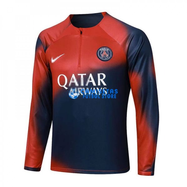 Sudadera de Entrenamiento PSG 2023/2024 Rojo/Azul